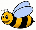 Free Stock Photo: Cartoon bee illustration