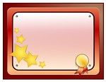 Free Stock Photo: Blank certificate illustration