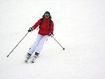 Free Stock Photo: A woman snow skiing