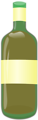 Free Stock Photo: Illustration of a wine bottle isolated on a white background
