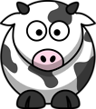 Free Stock Photo: Illustration of a cartoon cow