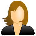 Free Stock Photo: Illustration of a female user icon