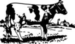 Free Stock Photo: Illustration of a cow