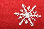 Free Stock Photo: A snowflake background