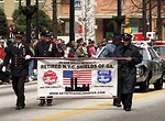 Free Stock Photo: Police officers in the 2010 Saint Patricks Day Parade in Atlanta, Georgia