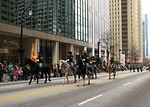 Free Stock Photo: Mounted civil war soldiers in the 2010 Saint Patricks Day Parade in Atlanta, Georgia