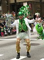 Free Stock Photo: A man in a funny costume in the 2010 Saint Patricks Day Parade in Atlanta, Georgia