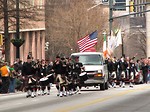 Free Stock Photo: A marching band in the 2010 Saint Patricks Day Parade in Atlanta, Georgia