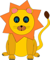 Free Stock Photo: Illustration of a cartoon lion