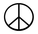 Free Stock Photo: Peace symbol illustration