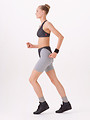 Free Stock Photo: A beautiful blonde exercising isolated on a white background