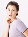 Free Stock Photo: A beautiful girl isolated on a white background