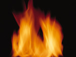 Free Stock Photo: Close-up of a burning flame