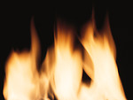 Free Stock Photo: Close-up of a burning flame