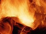 Free Stock Photo: Close-up of a burning flame