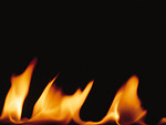 Free Stock Photo: Close-up of a burning flame