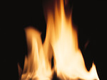 Free Stock Photo: Close-up of a burning flame