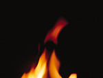 Free Stock Photo: Close-up of a burning flame