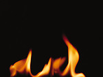 Free Stock Photo: Close-up of a burning flame