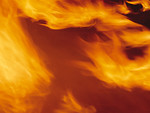Free Stock Photo: Close-up of a burning flame