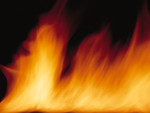 Free Stock Photo: Close-up of a burning flame