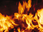 Free Stock Photo: Close-up of a burning flame