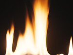 Free Stock Photo: Close-up of a burning flame