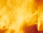 Free Stock Photo: Close-up of a burning flame.