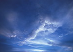 Free Stock Photo: A cloudy blue sky
