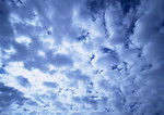 Free Stock Photo: A cloudy blue sky