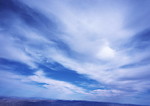 Free Stock Photo: A cloudy blue sky