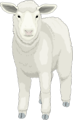 Free Stock Photo: Illustration of a sheep