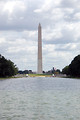 Free Stock Photo: The Washington Monument viewed from the Lincoln Memorial Reflecting Pool in Washington, DC