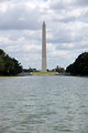 Free Stock Photo: The Washington Monument viewed from the Lincoln Memorial Reflecting Pool in Washington, DC