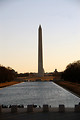 Free Stock Photo: The Washington Monument viewed from the Lincoln Memorial Reflecting Pool in Washington, DC