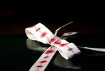 Free Stock Photo: Closeup of a wrapped present