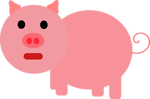 Free Stock Photo: Illustration of a pig