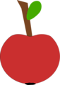 Free Stock Photo: Illustration of an apple