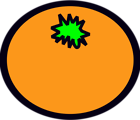 Free Stock Photo: Illustration of an orange