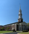 Free Stock Photo: A church with a blue sky