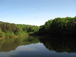 Free Stock Photo: A lake landscape with reflections