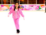 Free Stock Photo: A young girl ice skating