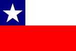 Free Stock Photo: Illustration of a flag of Chile