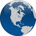 Free Stock Photo: Illustration of a globe with borders