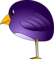 Free Stock Photo: Illustration of a blue bird