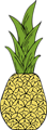 Free Stock Photo: Illustration of a pineapple