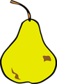 Free Stock Photo: Illustration of a pear