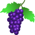 Free Stock Photo: Illustration of a bunch of grapes