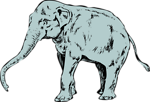Free Stock Photo: Illustration of an elephant