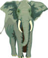 Free Stock Photo: Illustration of an elephant